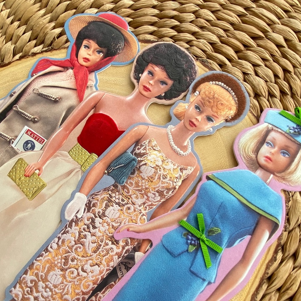 Barbie Hallmark Cards | Stand Up Cards  | 4 Pieces